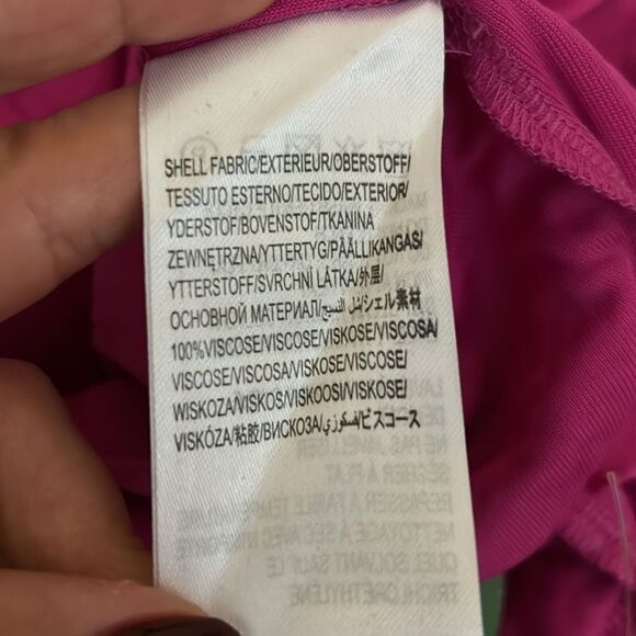 NWT FARM Rio Twist Detail Cutout Viscose Long Sleeve Bodysuit in Pink size M - Picture 13 of 14